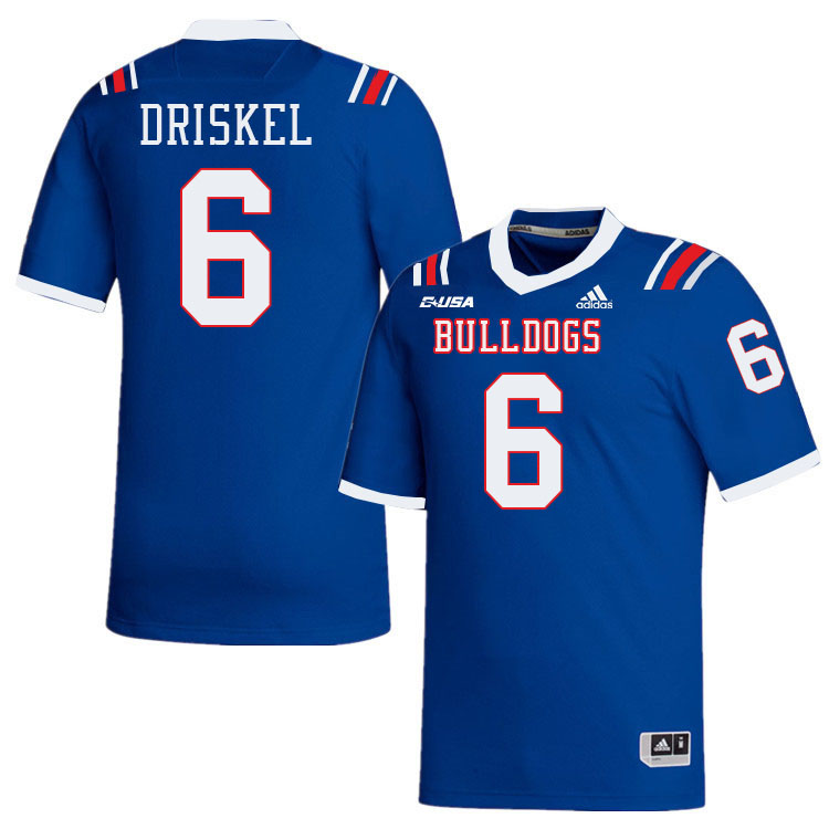 Jeff Driskel Louisiana Tech Jersey,LA Tech Bulldogs Football Jerseys,Uniforms,Gears-Blue